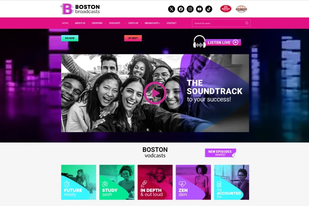 Our work - Boston Broadcasts