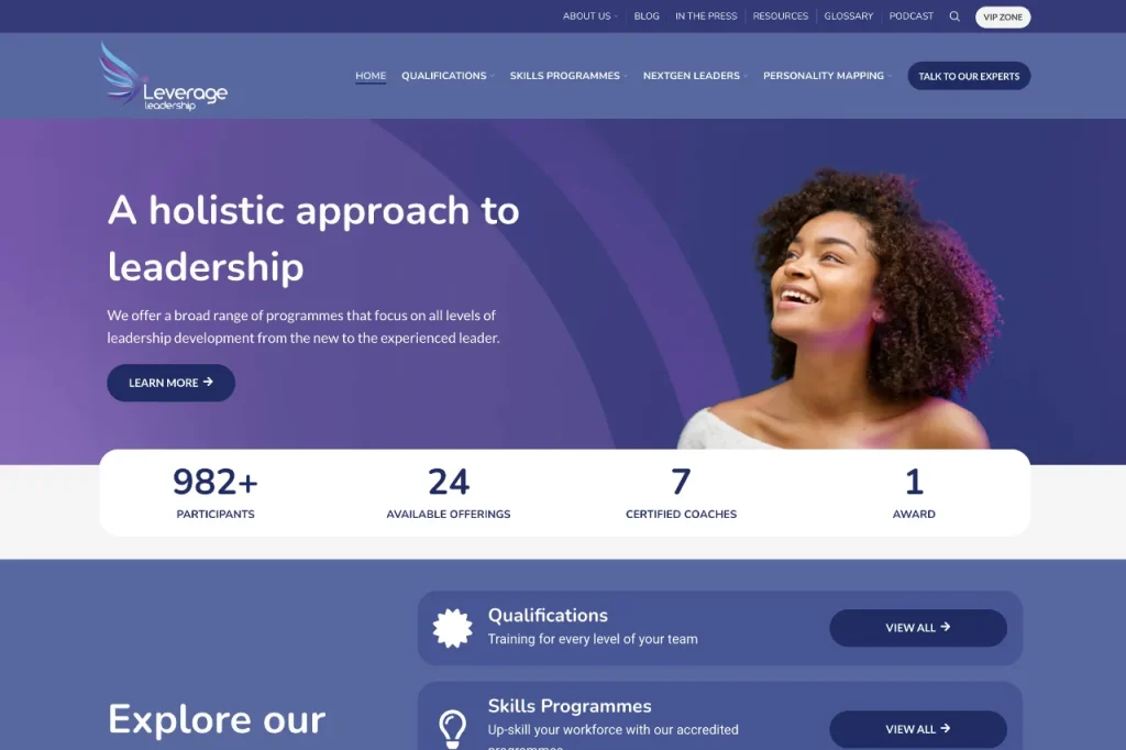 Our work - Leverage Leadership